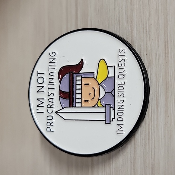 PROCRASTINATION PIN - Picture 3 of 5